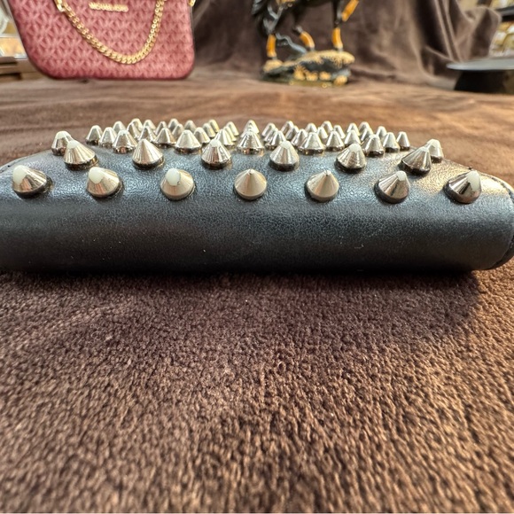 Authentic Christian Louboutin Studded Black Wallet small - Picture 3 of 9